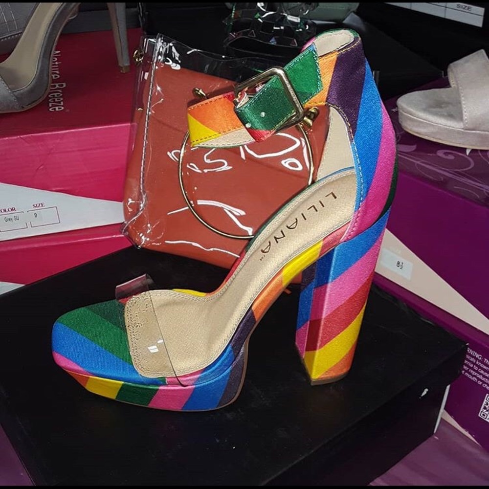 Rainbow Heels